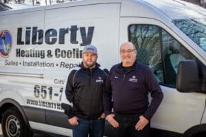 Owner of Liberty Heating and Cooling heating and air conditioning companies near me